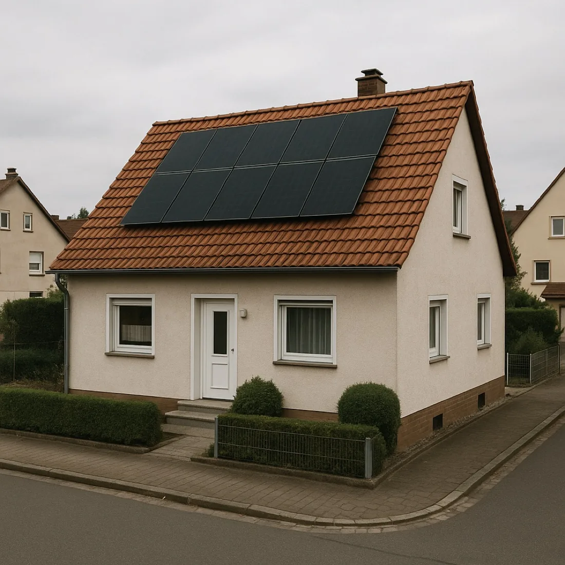 Wohnhaus mit Solaranlage in Lünen